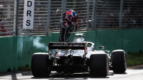 Romain Grosjean, Haas, Albert Park, 2017