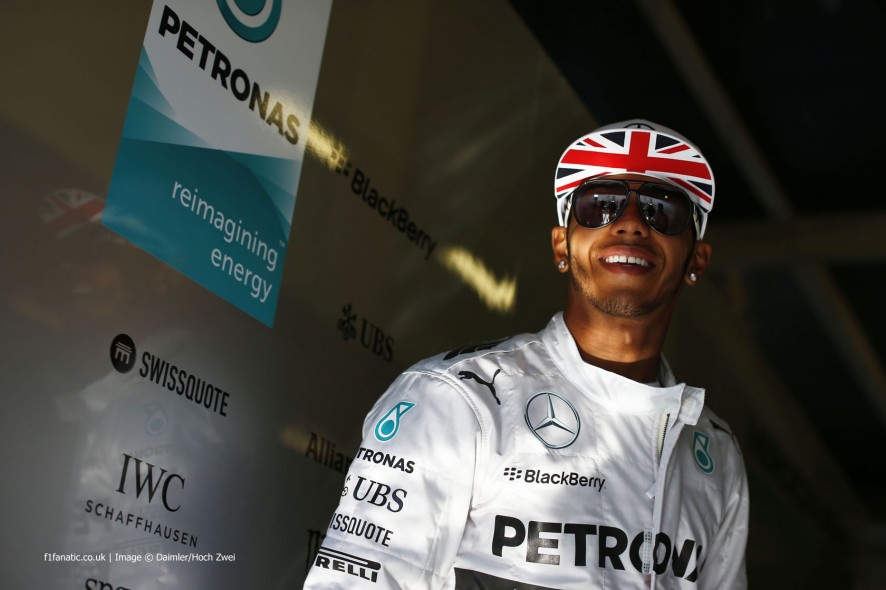 Lewis Hamilton, Mercedes, Silverstone, 2014