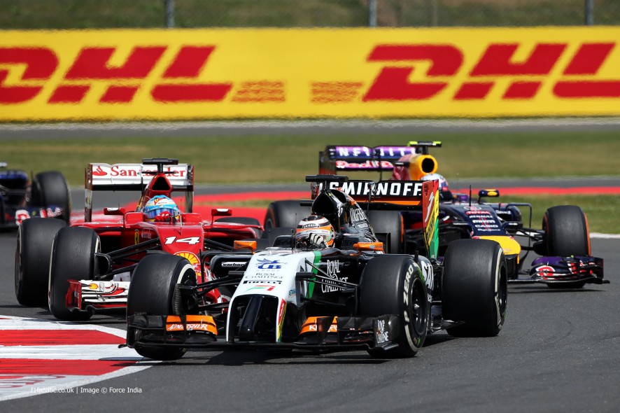 Nico Hulkenberg, Force India, Silverstone, 2014