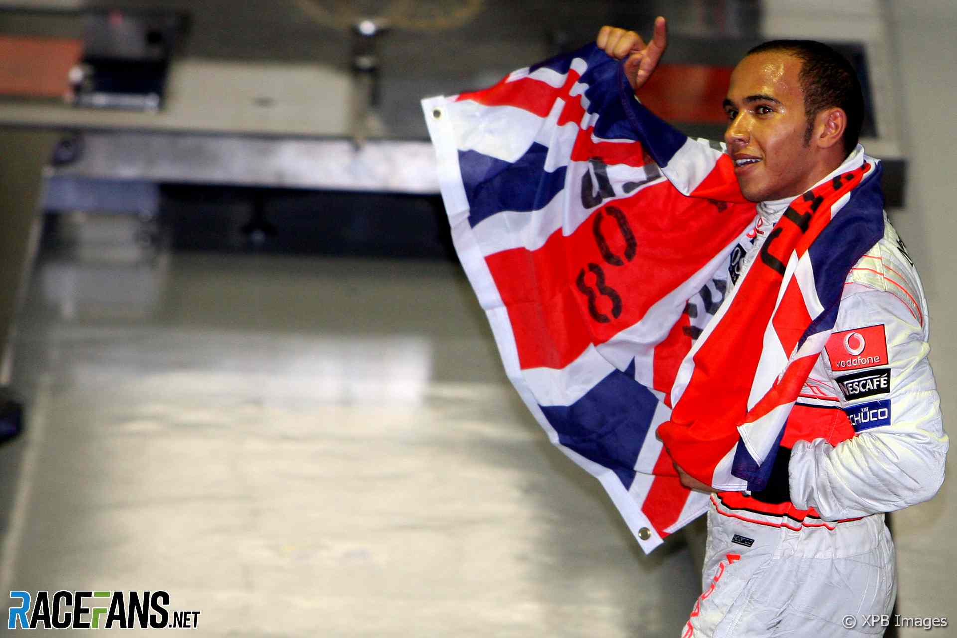 2008 World Champion, Lewis Hamilton
