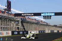 Button leads stunning front row lock-out for Brawn