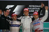 Formula 1 Grand Prix, Malaysia, Sunday Podium