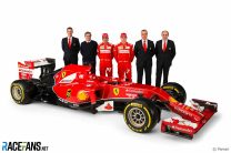 Ferrari staff, F14 T launch, 2014