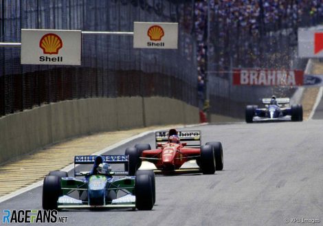 Michael Schumacher, Benetton, Interlagos, 1994