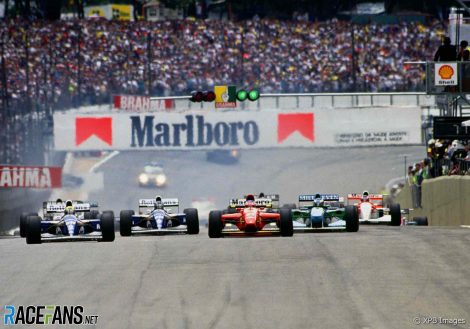 Start, Interlagos, 1994 Brazilian Grand Prix