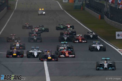 Start, Shanghai International Circuit, 2014