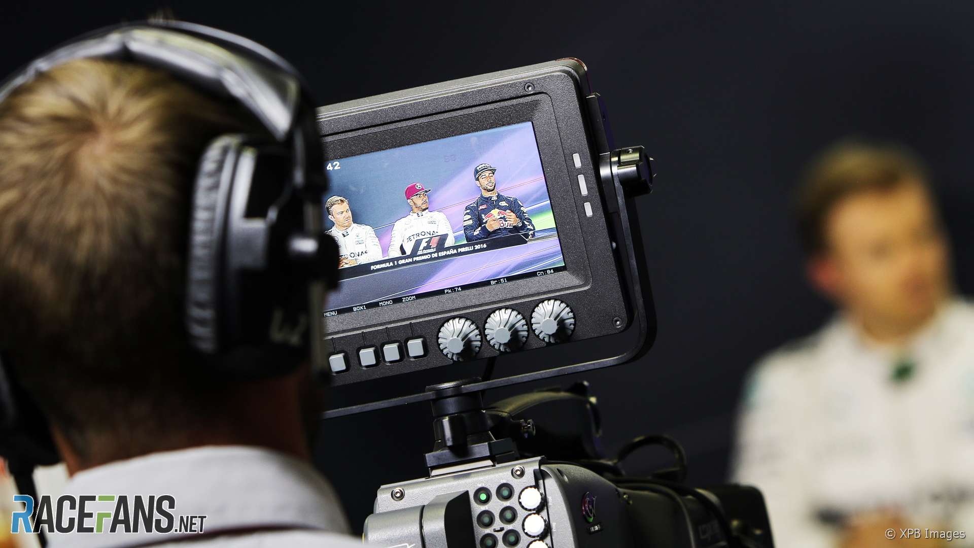 F1 television camera, 2017