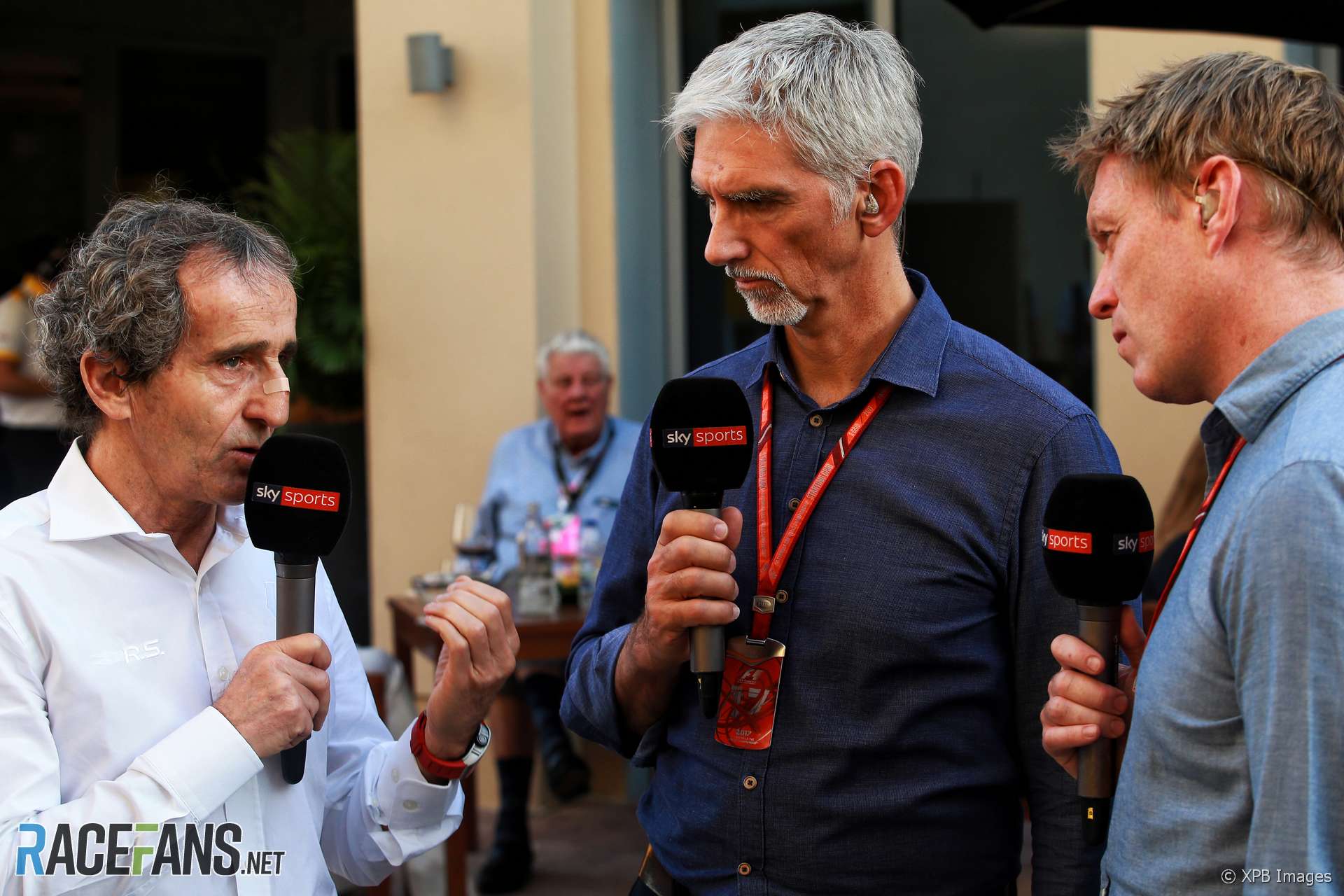 Alain Prost, Damon Hill, Simon Lazenby, 2017