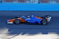 Scott Dixon, IndyCar windscreen test, Phoenix, 2018