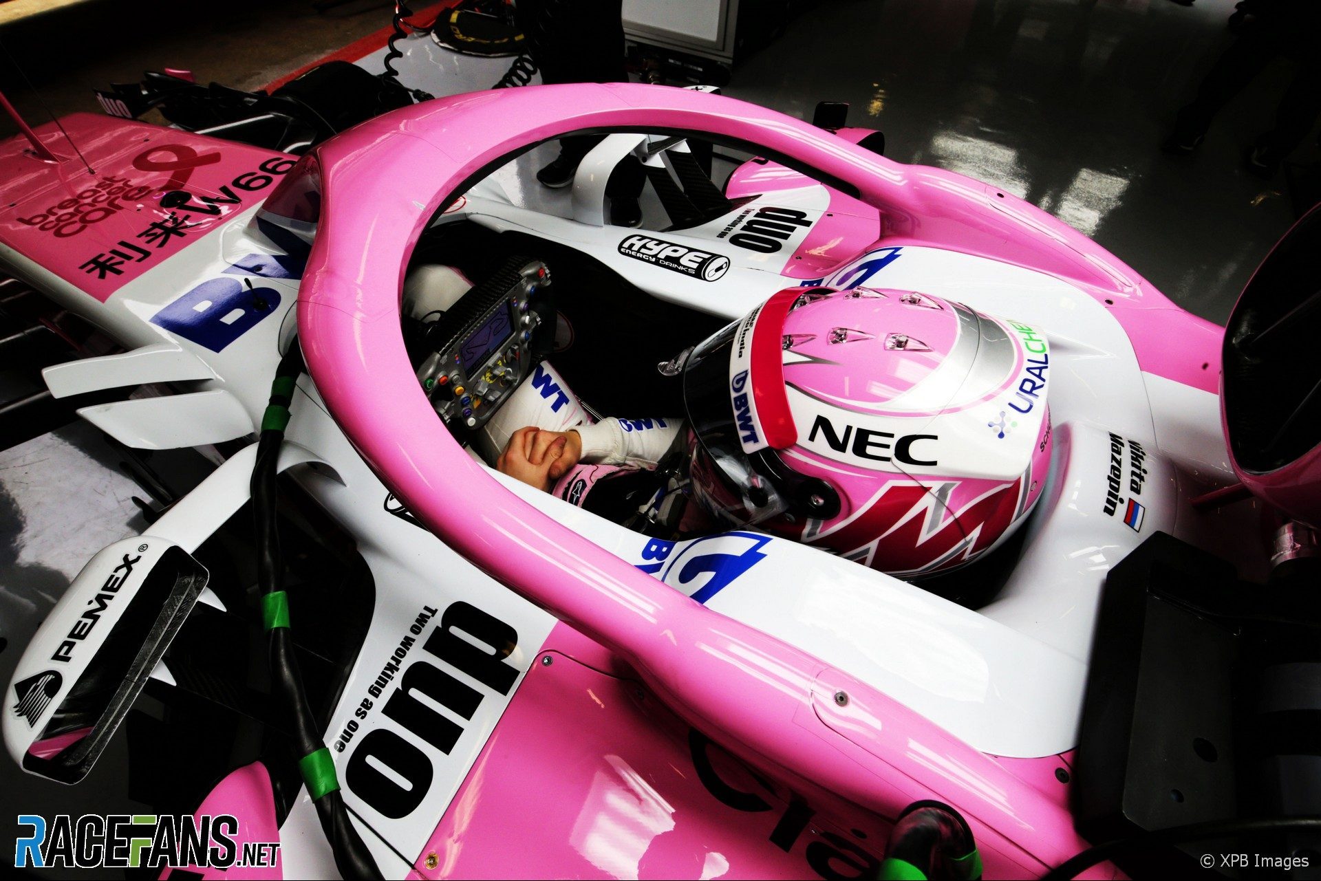 Nikita Mazepin, Force India, Circuit de Catalunya, 2018