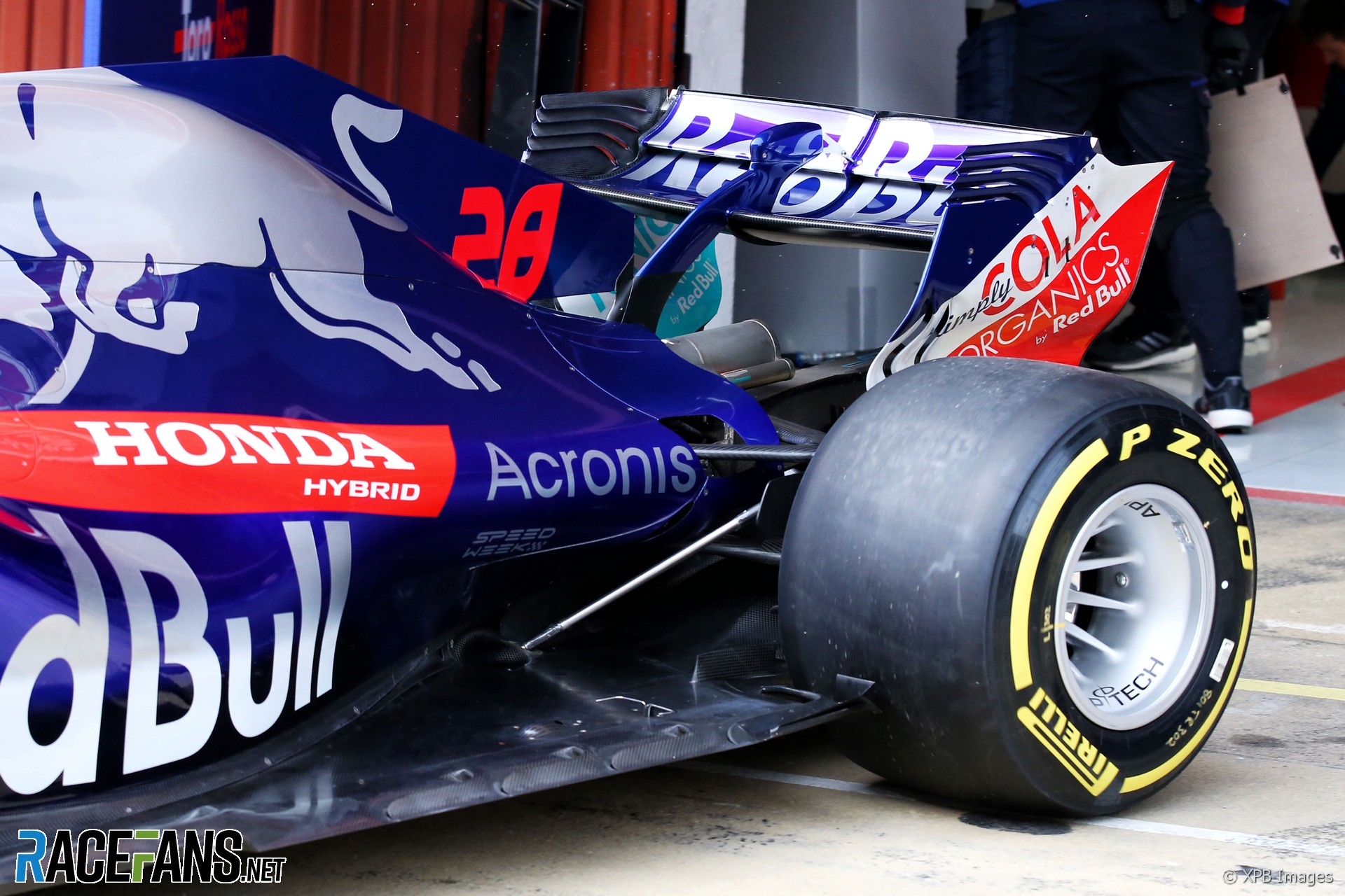 Toro Rosso STR13 rear suspension, Circuit de Catalunya, 2018
