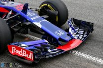 Toro Rosso STR13 front wing, Circuit de Catalunya, 2018
