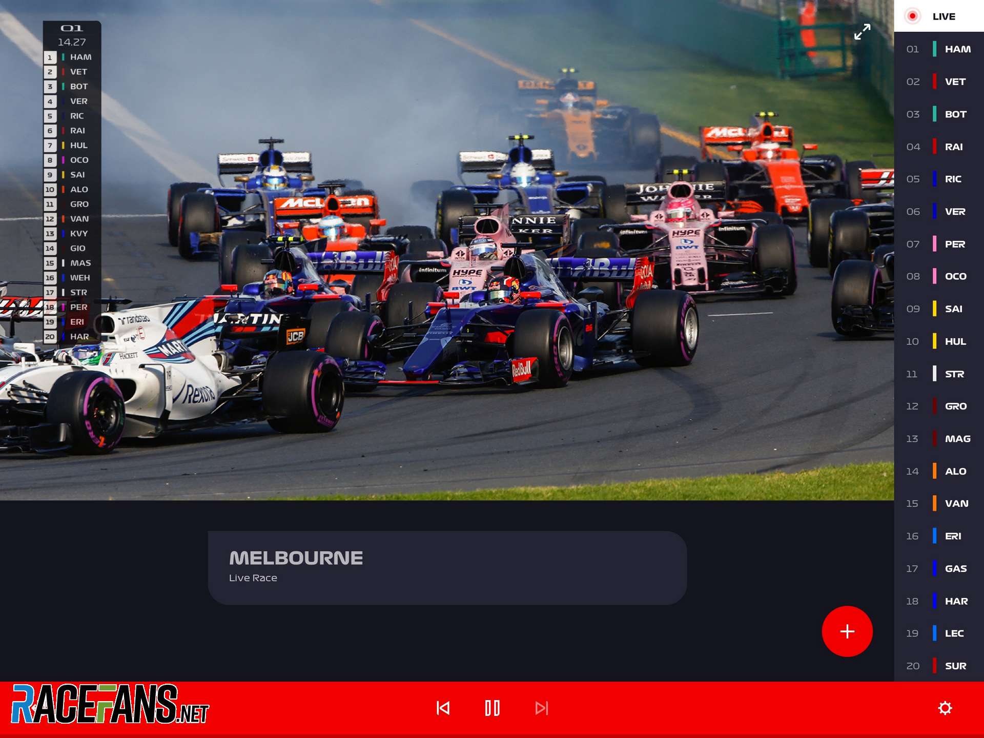 F1 TV streaming service