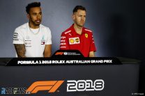 Lewis Hamilton, Sebastian Vettel, Albert Park, 2018