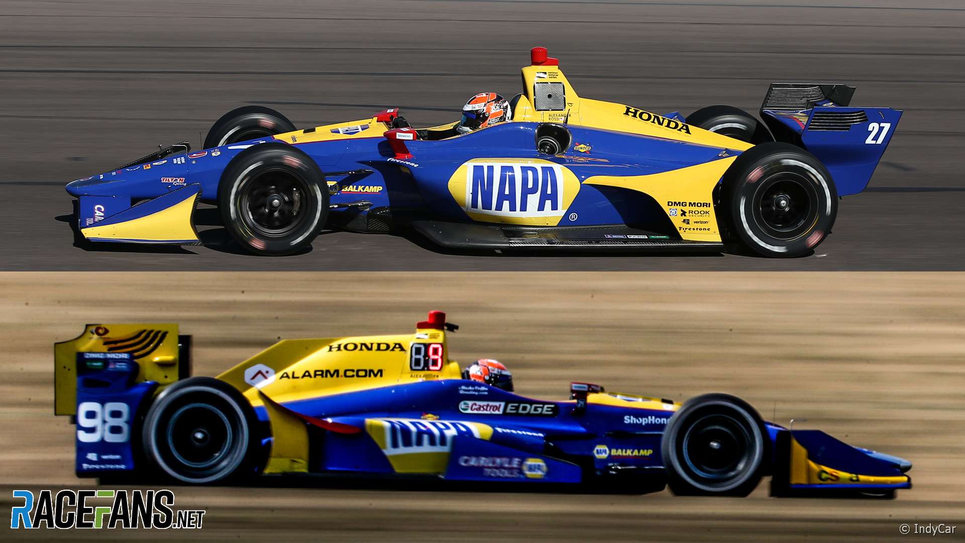 Alexander Rossi 2018 and 2017