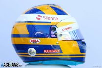 Marcus Ericsson, Sauber, 2018 helmet