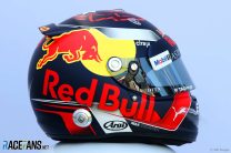 Max Verstappen, Red Bull, 2018 helmet