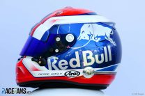 Pierre Gasly, Toro Rosso, 2018 helmet