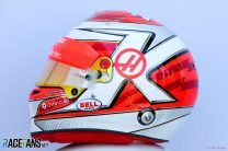 Kevin Magnussen, Haas, 2018 helmet