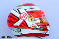 Kevin Magnussen, Haas, 2018 helmet