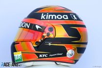 Stoffel Vandoorne, McLaren, 2018 helmet