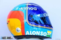 Fernando Alonso, McLaren, 2018 helmet