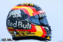 Carlos Sainz Jnr, Renault, 2018 helmet