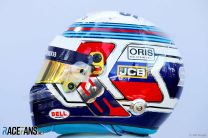Sergey Sirotkin, Williams, 2018 helmet