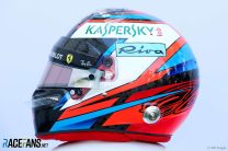 Kimi Raikkonen, Ferrari, 2018 helmet