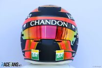 Stoffel Vandoorne, McLaren, 2018 helmet