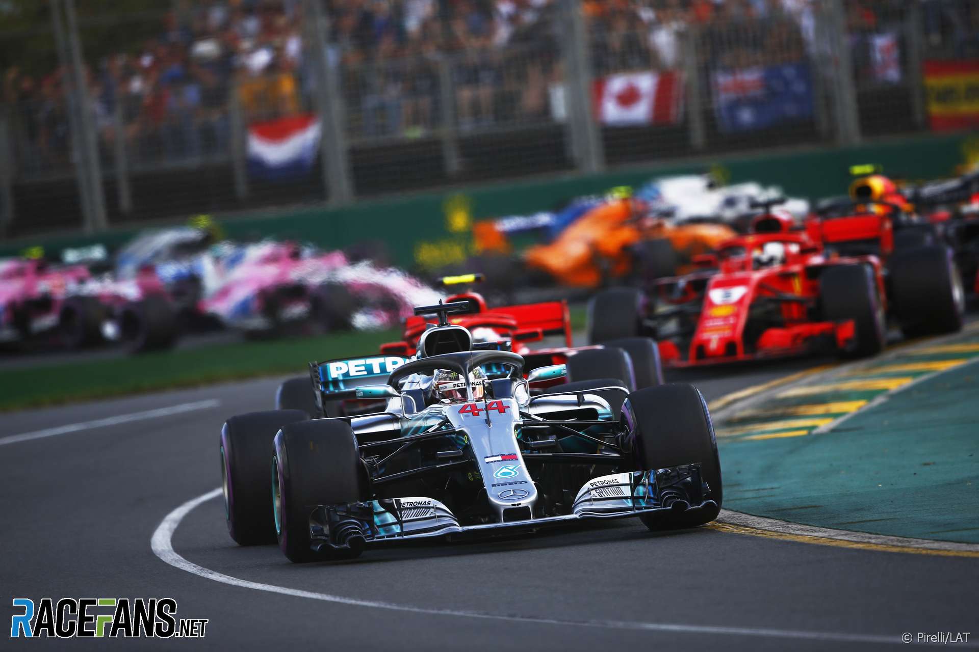 The start of the 2018 Formula 1 season in Melbourne, Australia