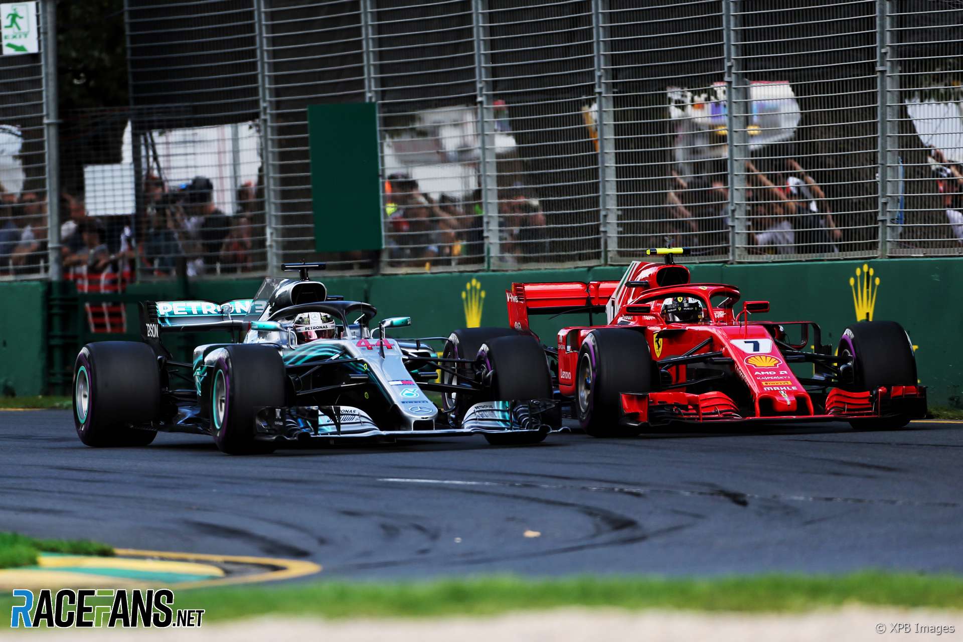 Lewis Hamilton, Kimi Raikkonen, Albert Park, 2018