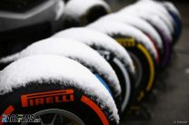 Tyres, snow, Circuit de Catalunya, 2018