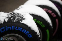 Tyres, snow, Circuit de Catalunya, 2018