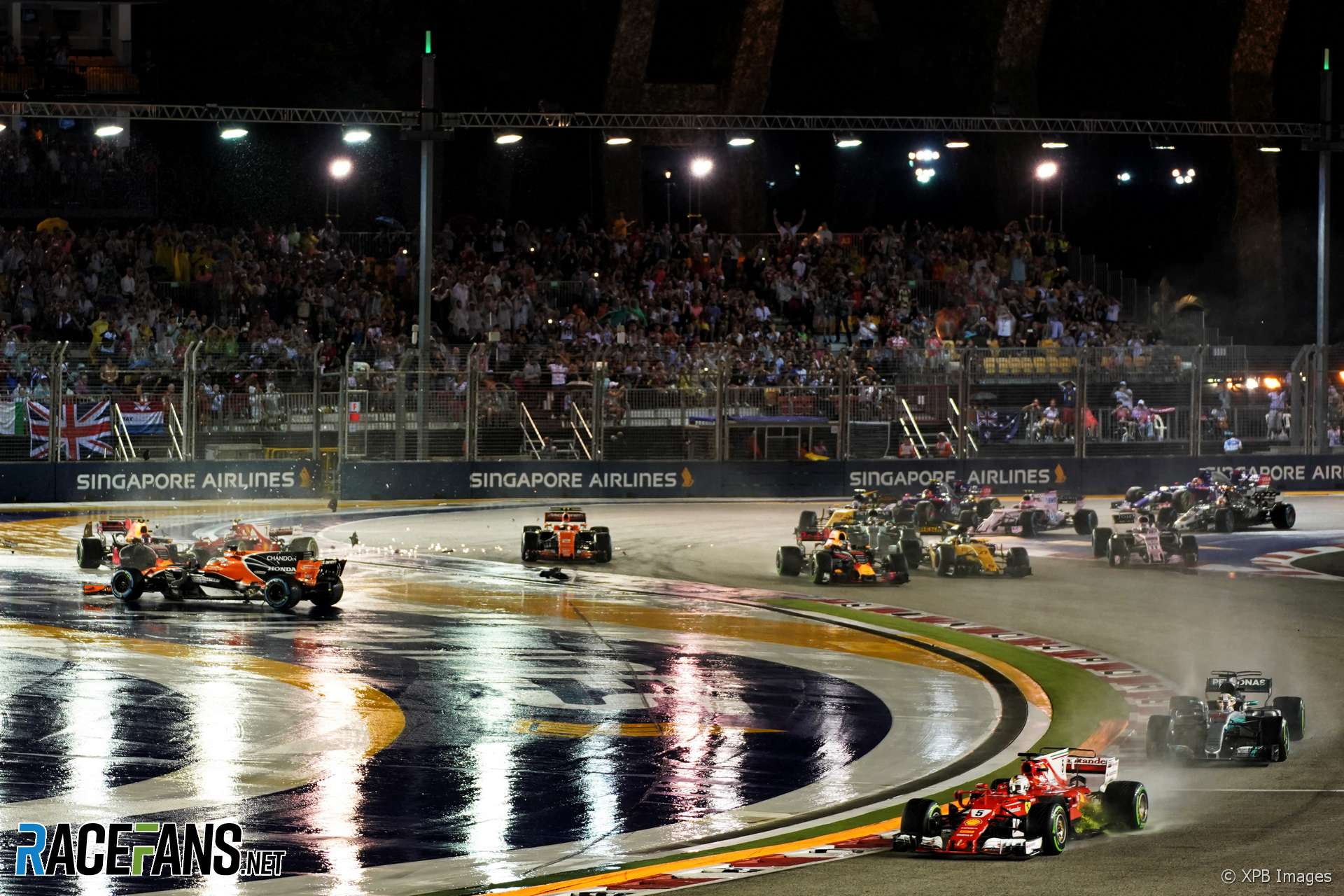 Start, Singapore Grand Prix, 2017