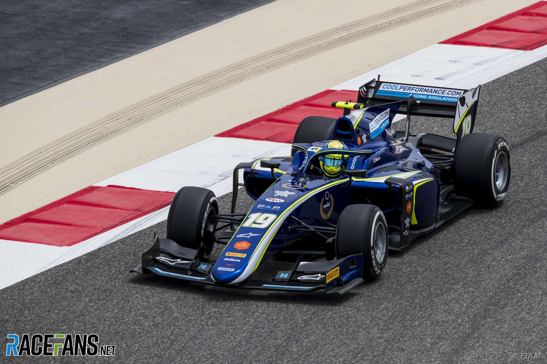 Lando Norris, Carlin, F2, Bahrain, 2018