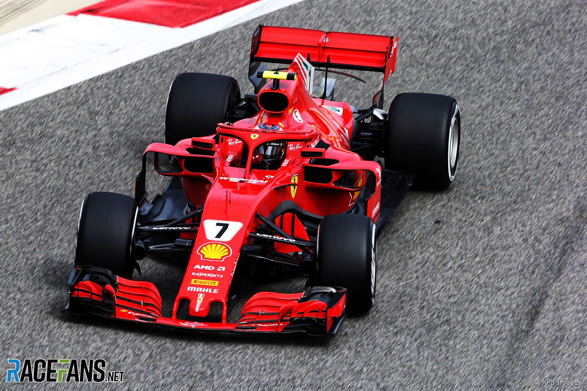 Kimi Raikkonen, Ferrari, Bahrain International Circuit, 2018