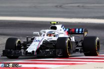 Williams are 1.3 seconds slower in Bahrain than in 2017