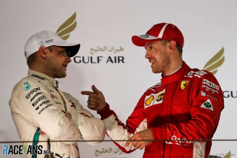 Valtteri Bottas, Sebastian Vettel, Bahrain International Circuit, 2018