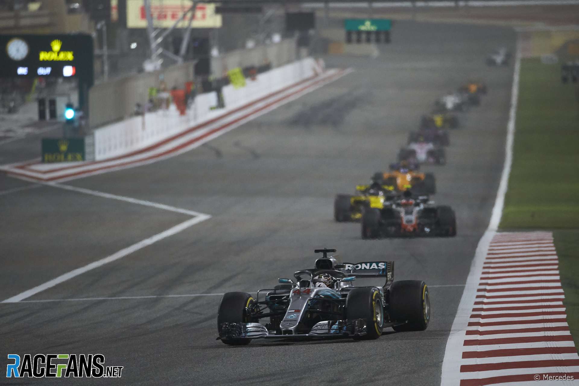 Lewis Hamilton, Mercedes, Bahrain International Circuit, 2018
