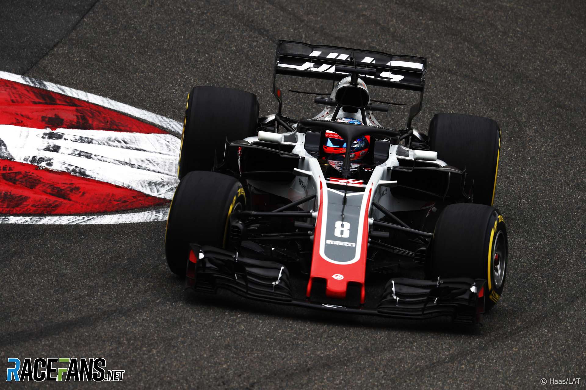 Romain Grosjean, Haas, Shanghai International Circuit, 2018
