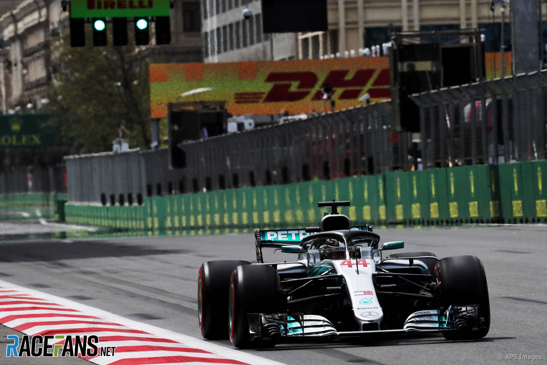 Lewis Hamilton, Mercedes, Baku City Circuit, 2018