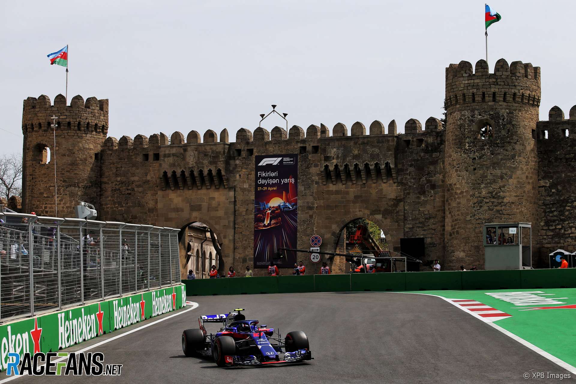 Pierre Gasly, Toro Rosso, Baku City Circuit, 2018
