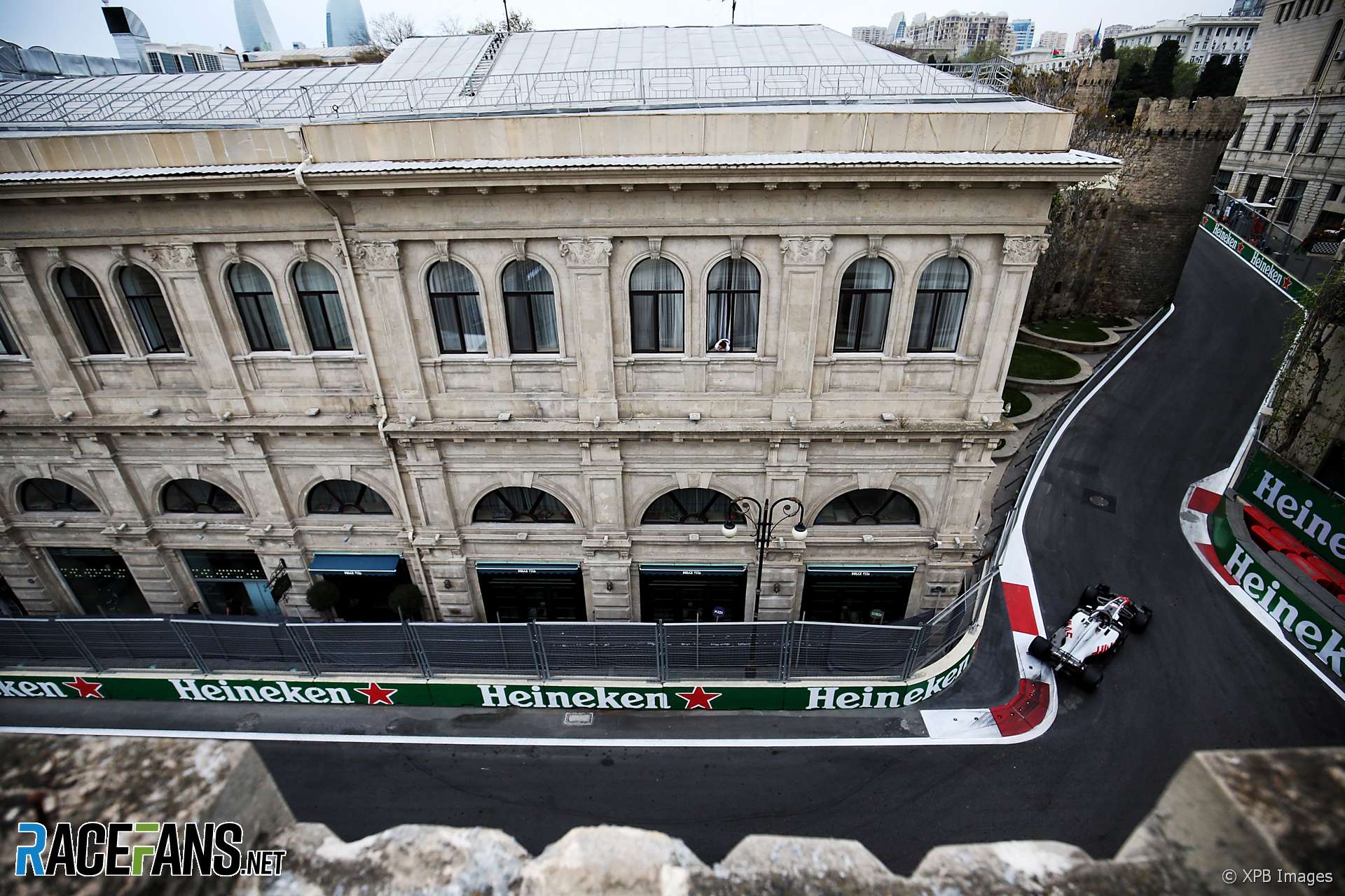 Romain Grosjean, Haas, Baku City Circuit, 2018