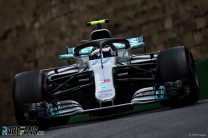 Mercedes are one second slower in Baku than last year