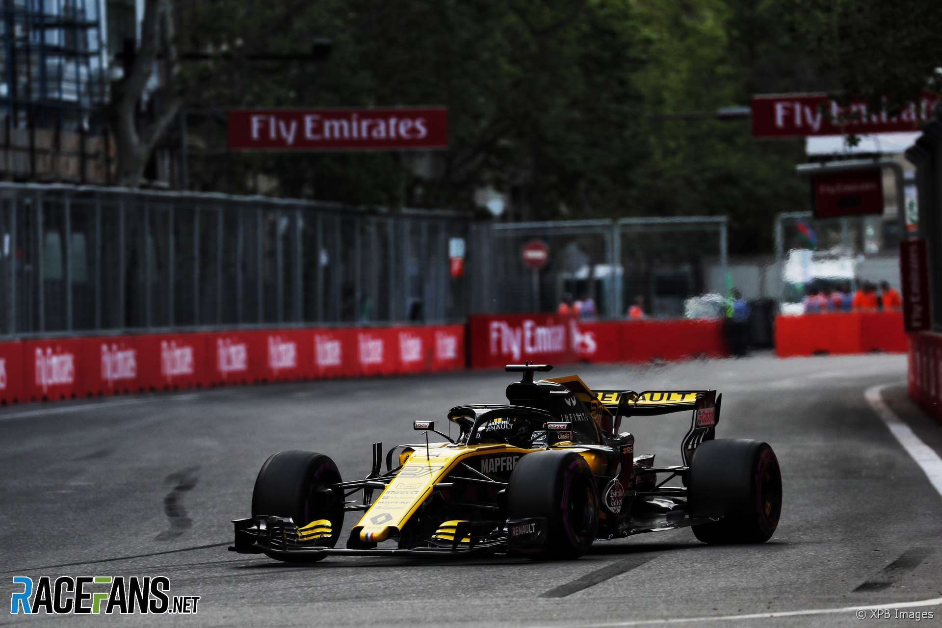 Nico Hulkenberg, Renault, Baku City Circuit, 2018