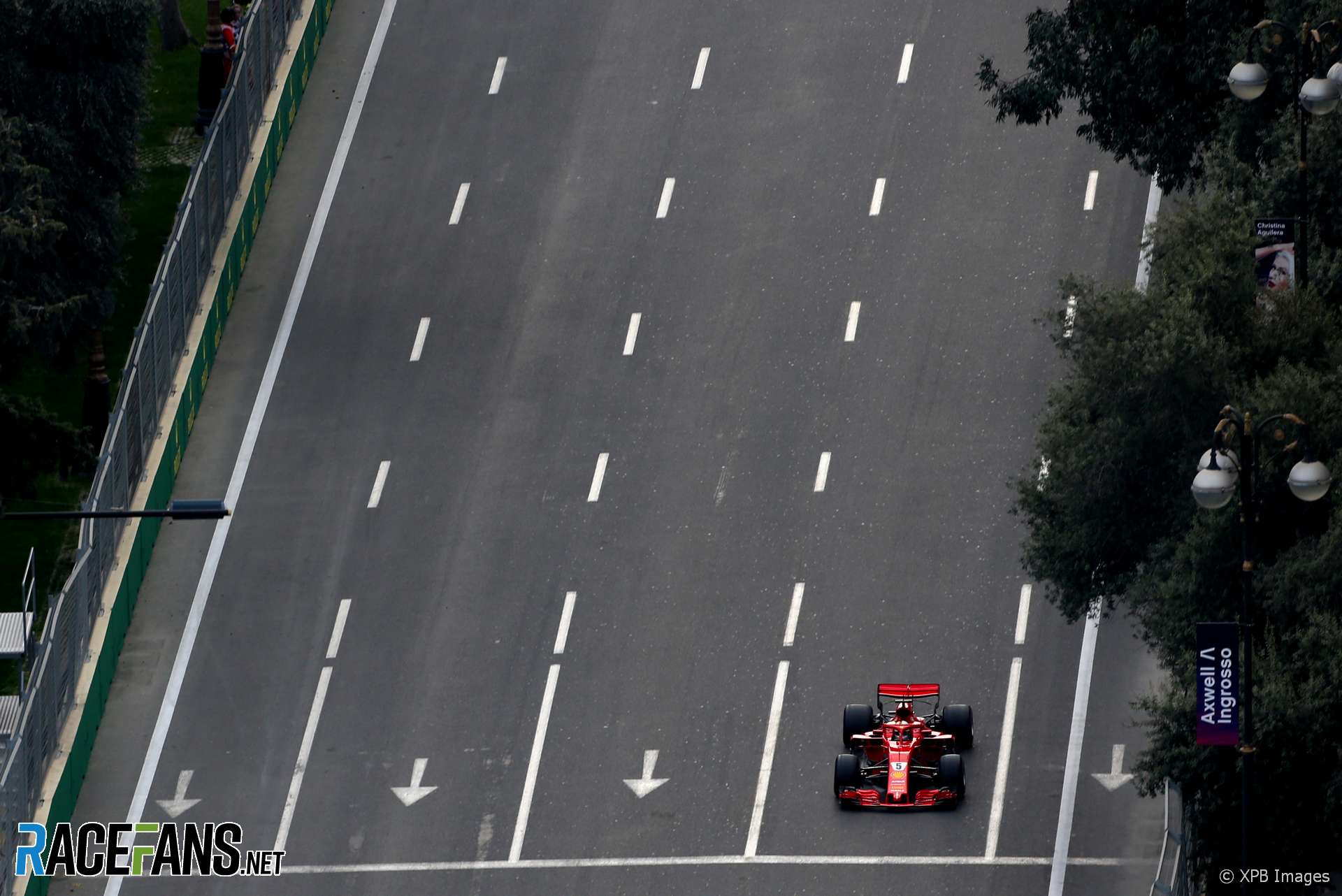 Sebastian Vettel, Ferrari, Baku City Circuit, 2018
