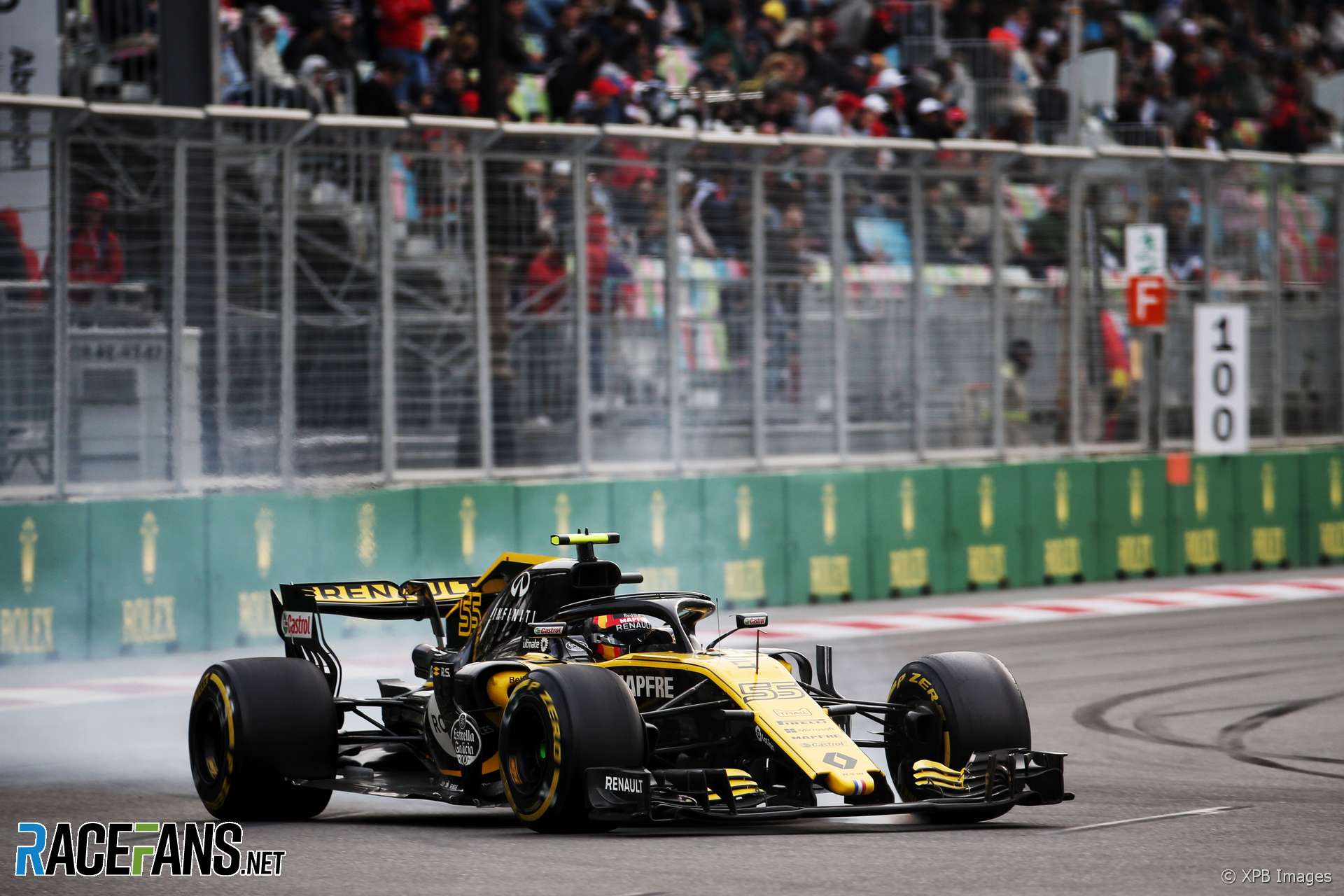Carlos Sainz Jnr, Renault, Baku City Circuit, 2018
