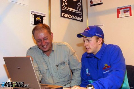 Dieter Rencken, Kimi Raikkonen, 2001