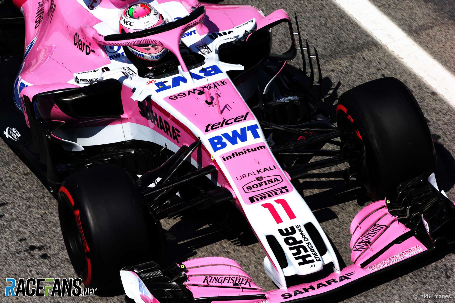 Sergio Perez, Force India, Circuit de Catalunya, 2018